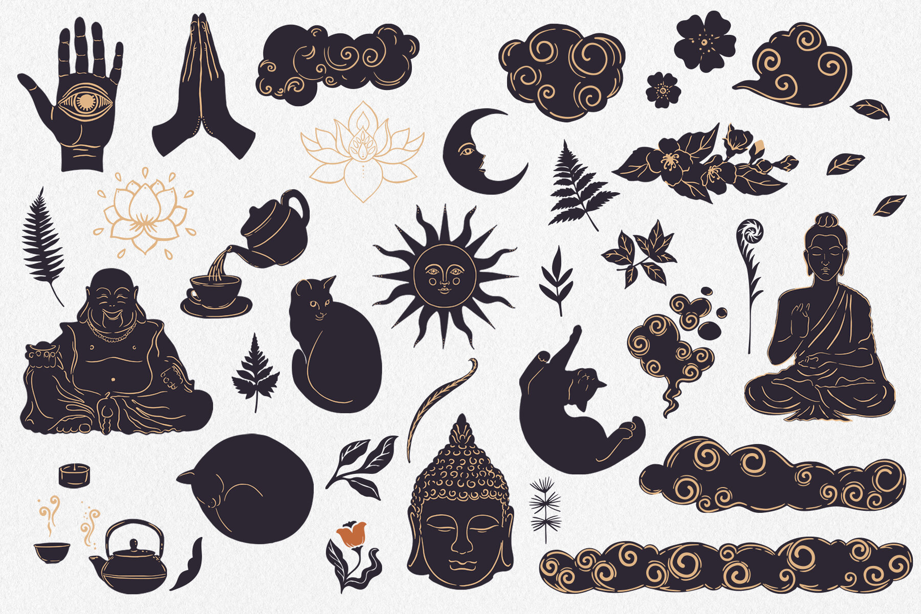 Yoga Illustration Vector Set 8