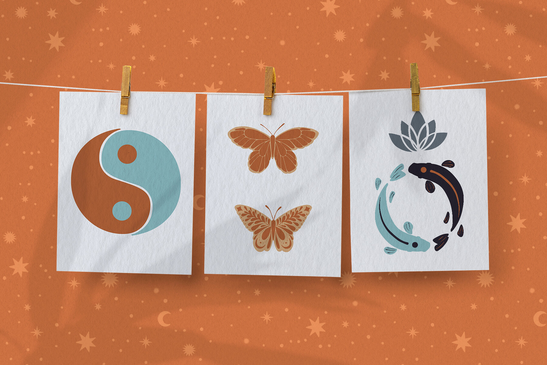 Yoga Illustration Vector Set 12