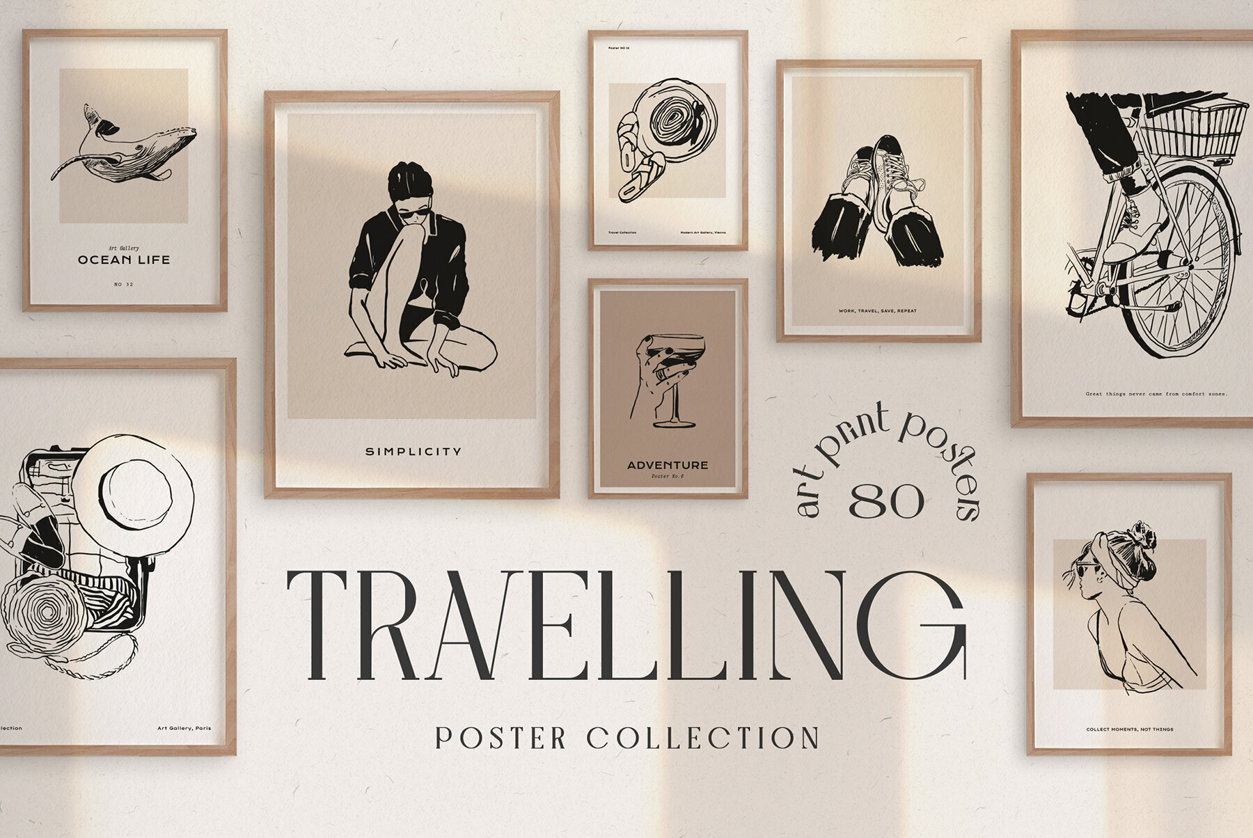 Modern Travel Prints Posters 1