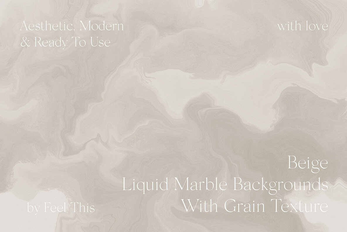 Beige Liquid Marble Backgrounds 4
