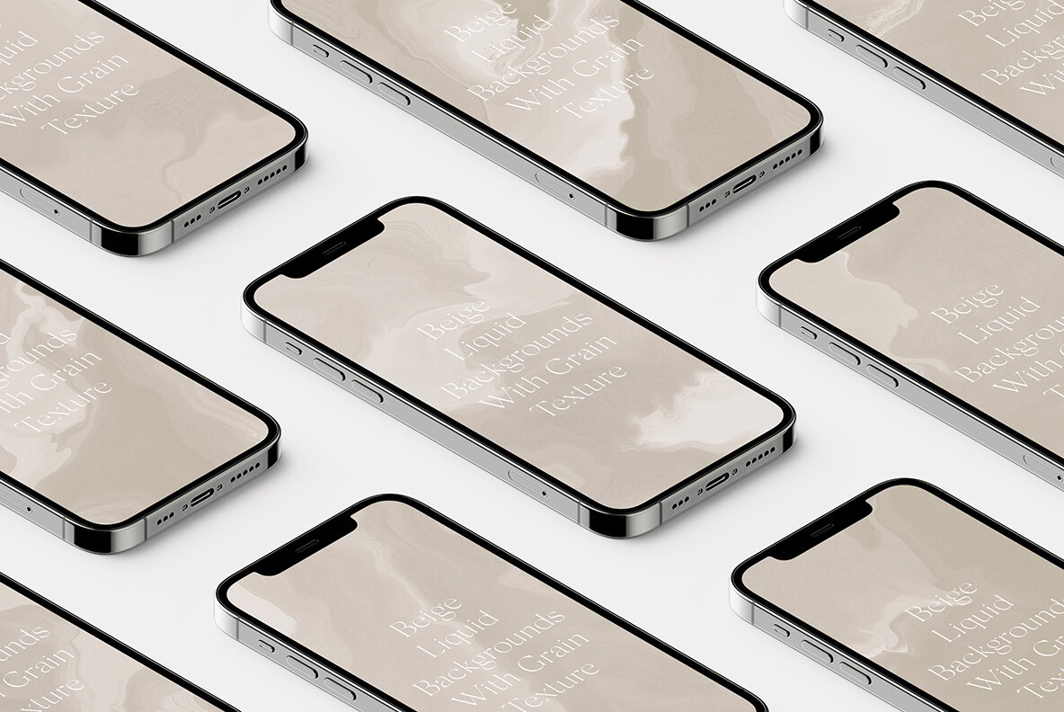 Beige Liquid Marble Backgrounds 9