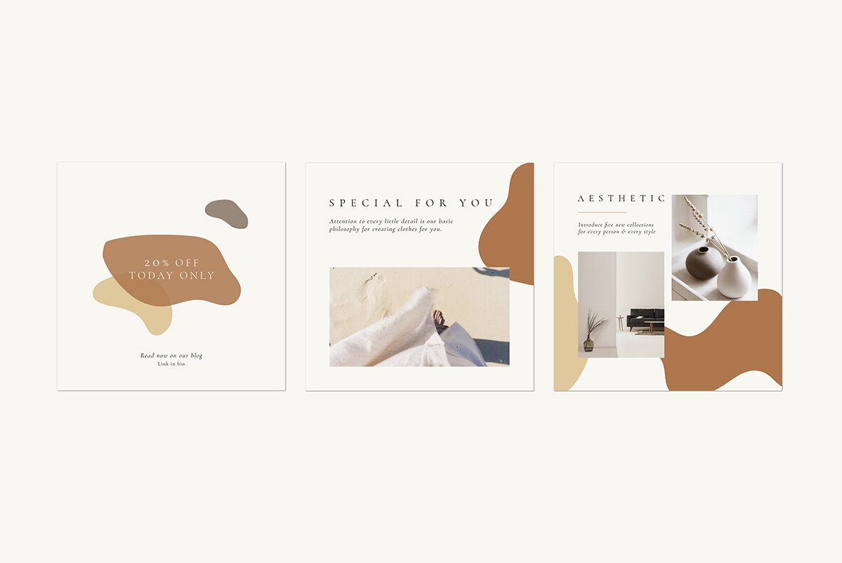 Cocoa Instagram Social Media Pack 5