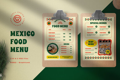 Green Mexico Food Menu