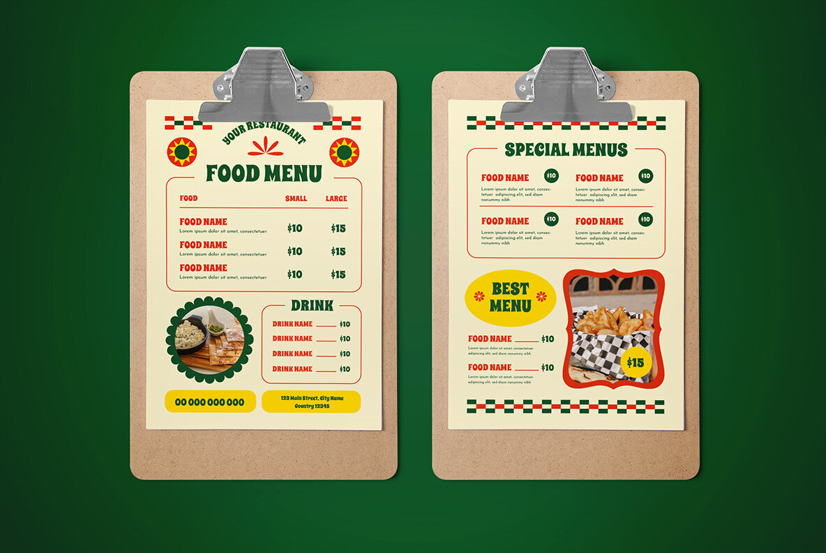 Green Mexico Food Menu 2