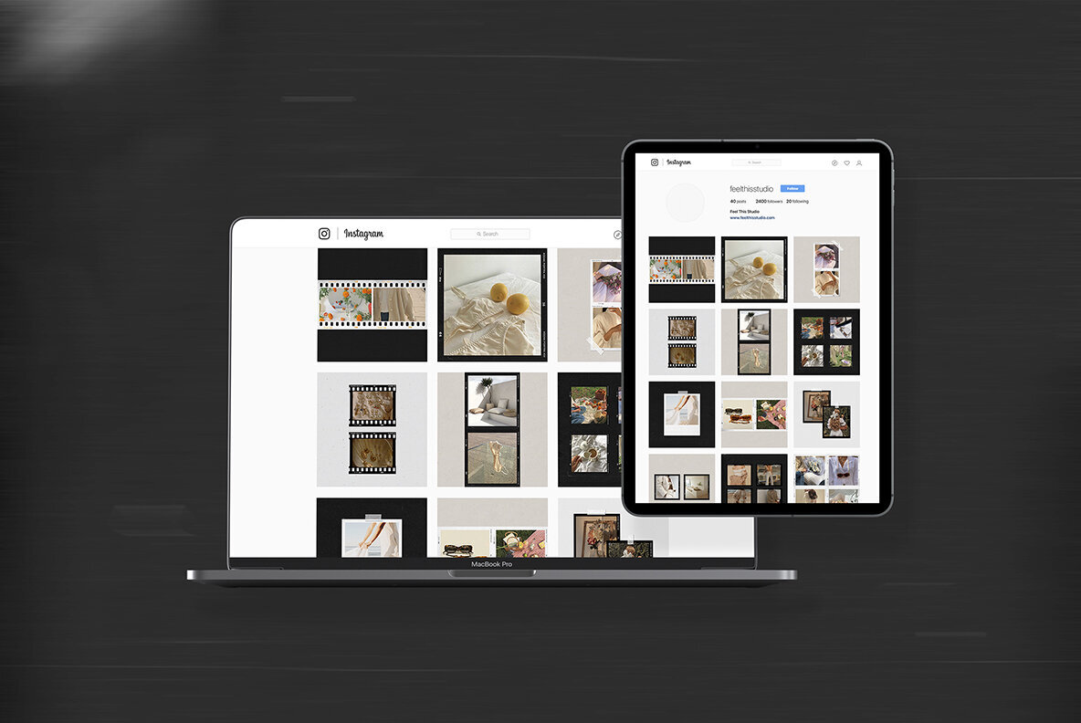 200 Film Frames   Instant Templates 2