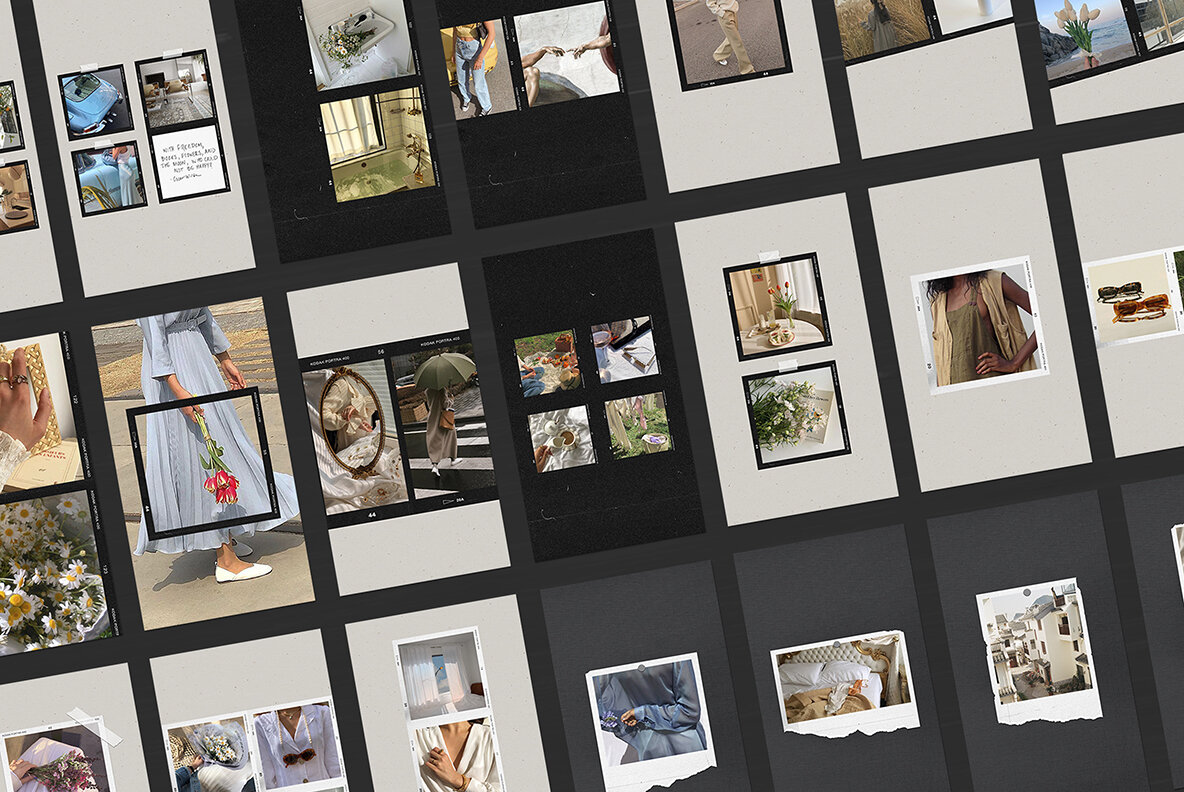 200 Film Frames   Instant Templates 19