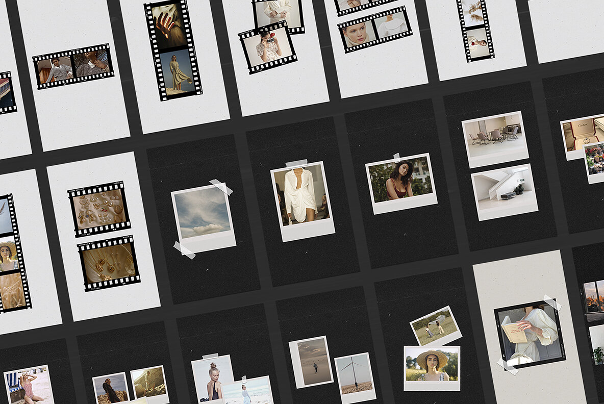 200 Film Frames   Instant Templates 21