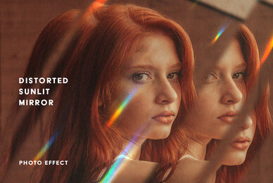 Distorted Sunlit Mirror Effect