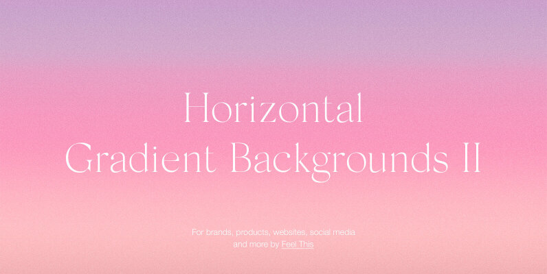 Horizontal Grainy Gradient Textures Backgrounds II