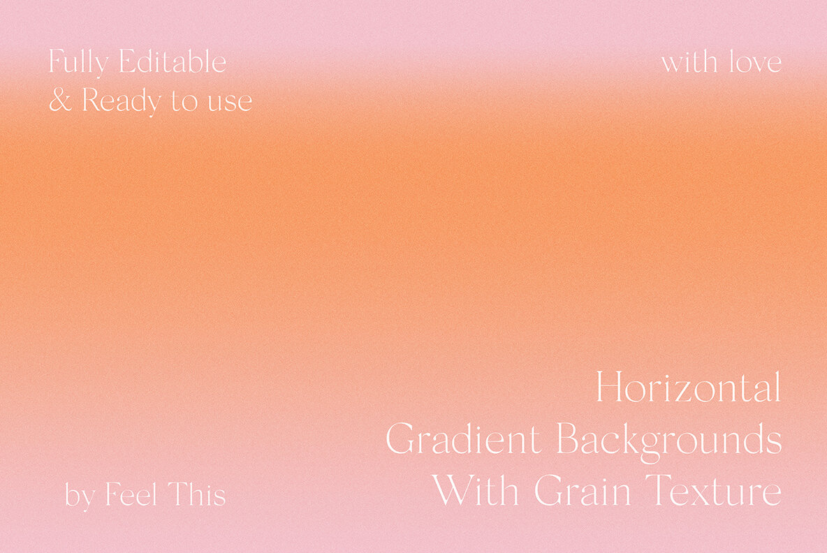 Horizontal Grainy Gradient Textures Backgrounds II 4