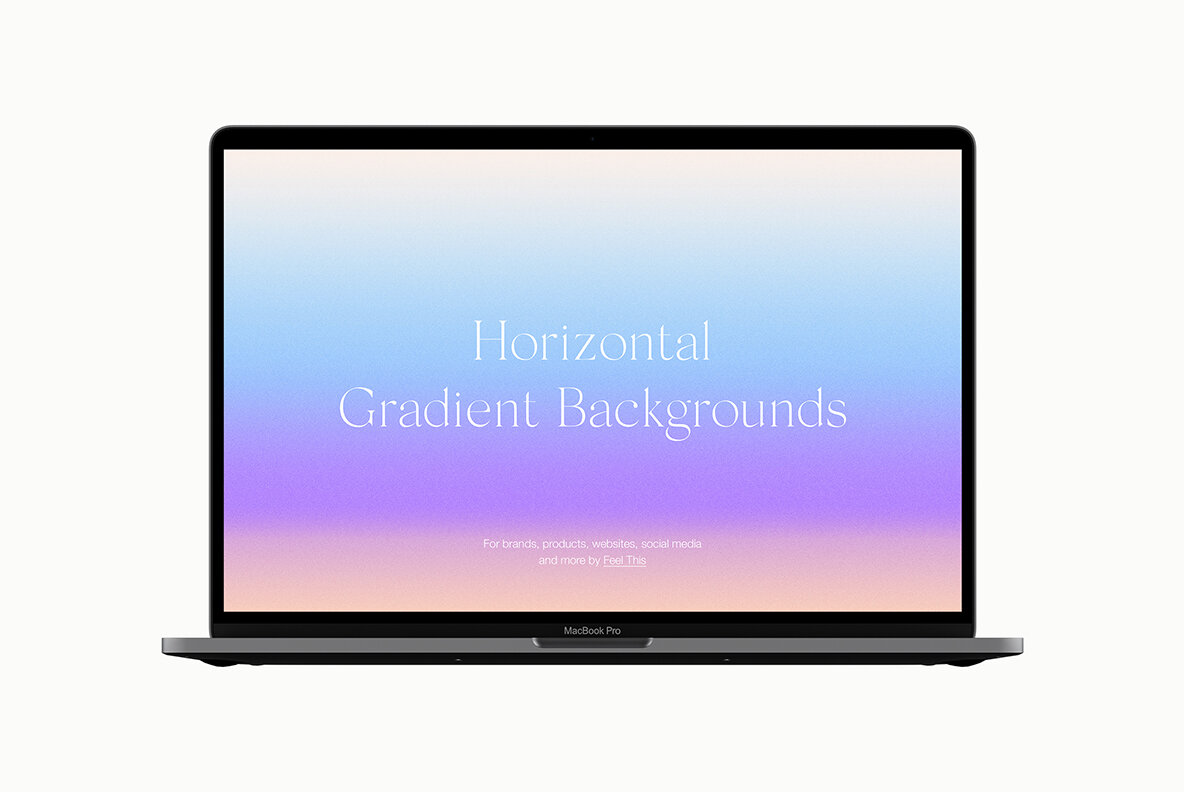 Horizontal Grainy Gradient Textures Backgrounds II 5