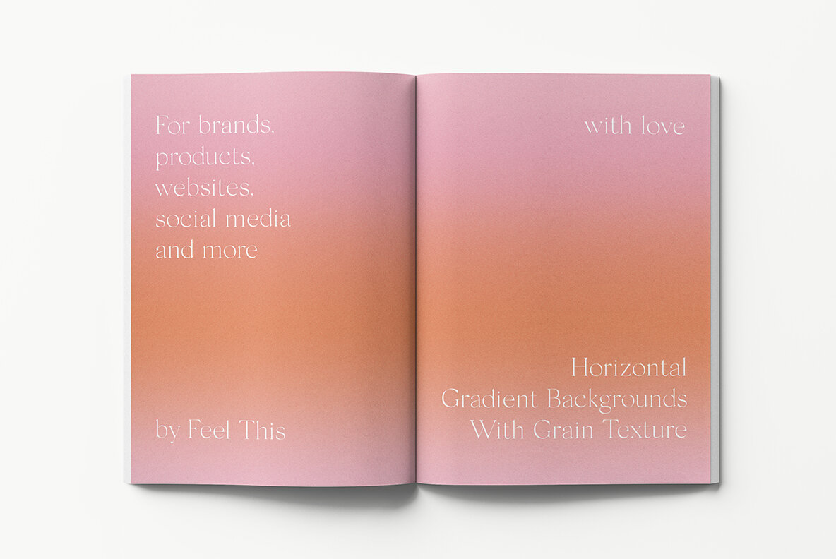 Horizontal Grainy Gradient Textures Backgrounds II 7