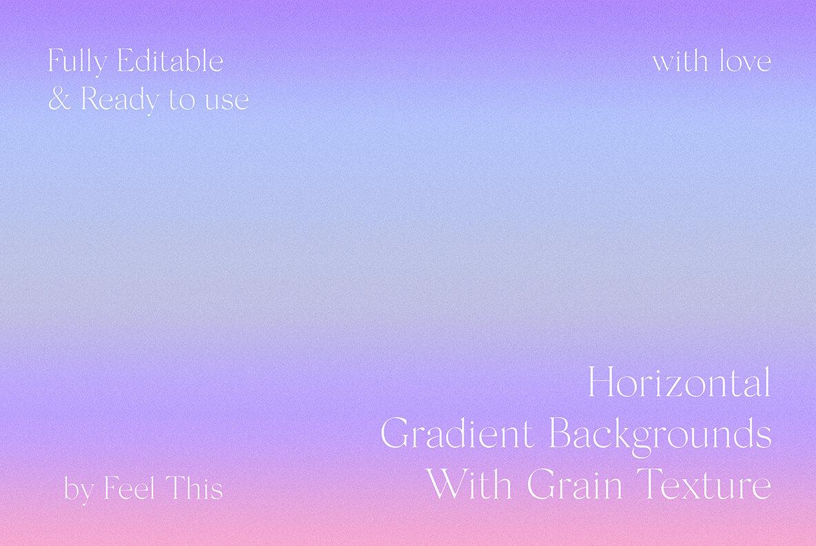 Horizontal Grainy Gradient Textures Backgrounds II 8