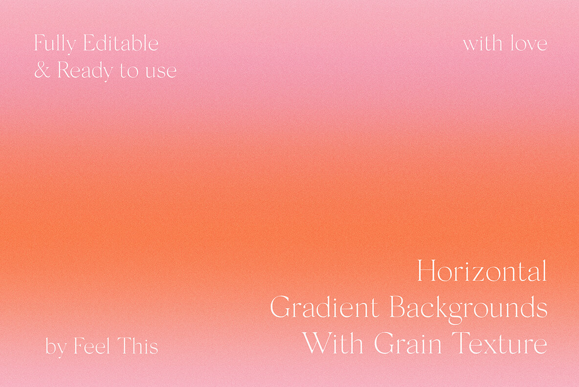Horizontal Grainy Gradient Textures Backgrounds II 10