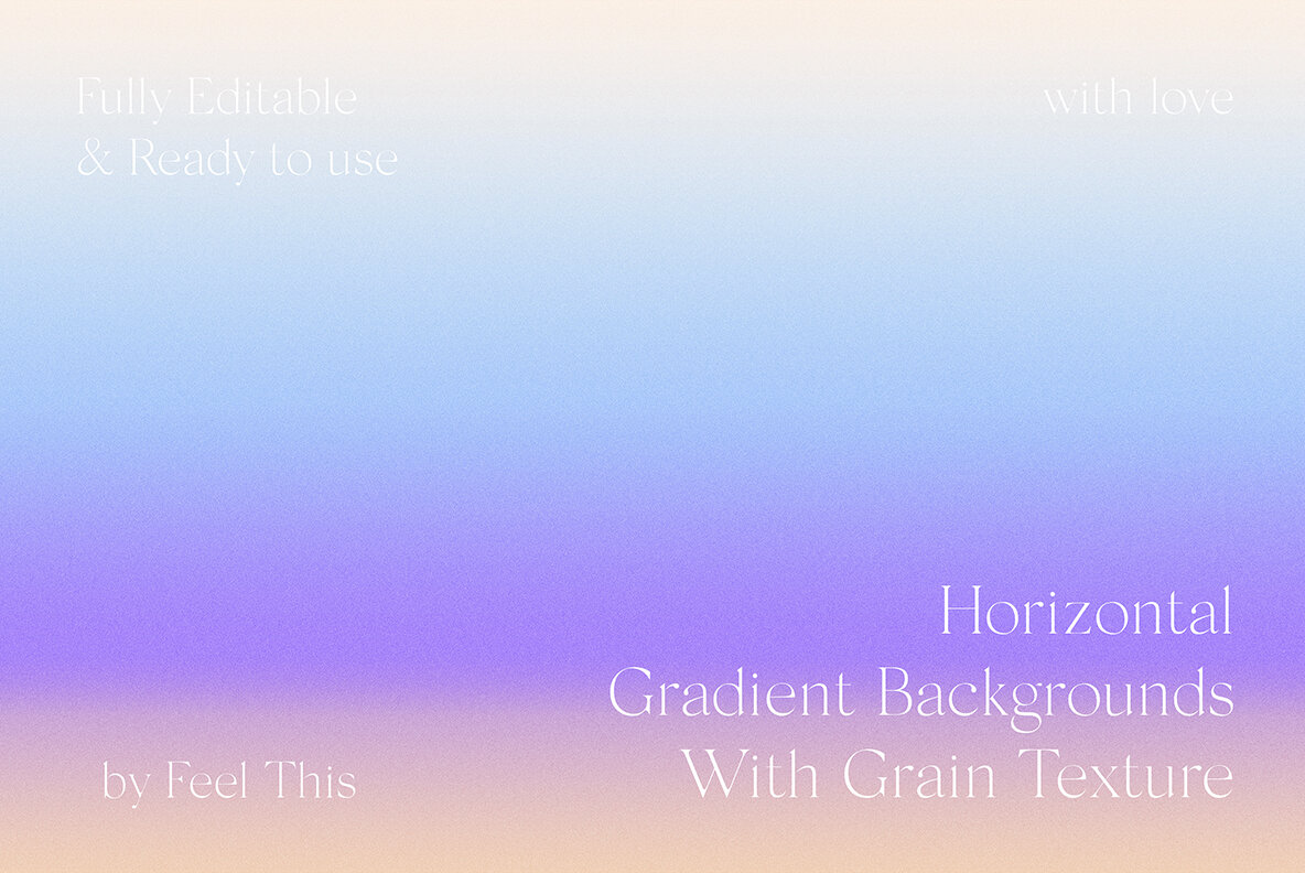 Horizontal Grainy Gradient Textures Backgrounds II 12