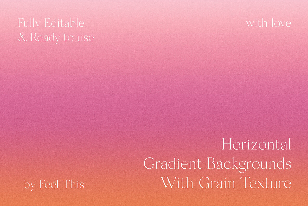 Horizontal Grainy Gradient Textures Backgrounds II 17