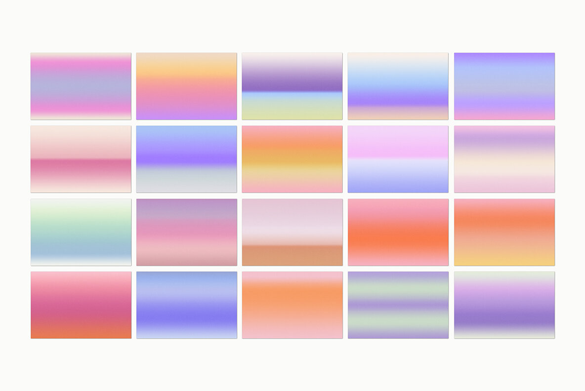 Horizontal Grainy Gradient Textures Backgrounds II 18