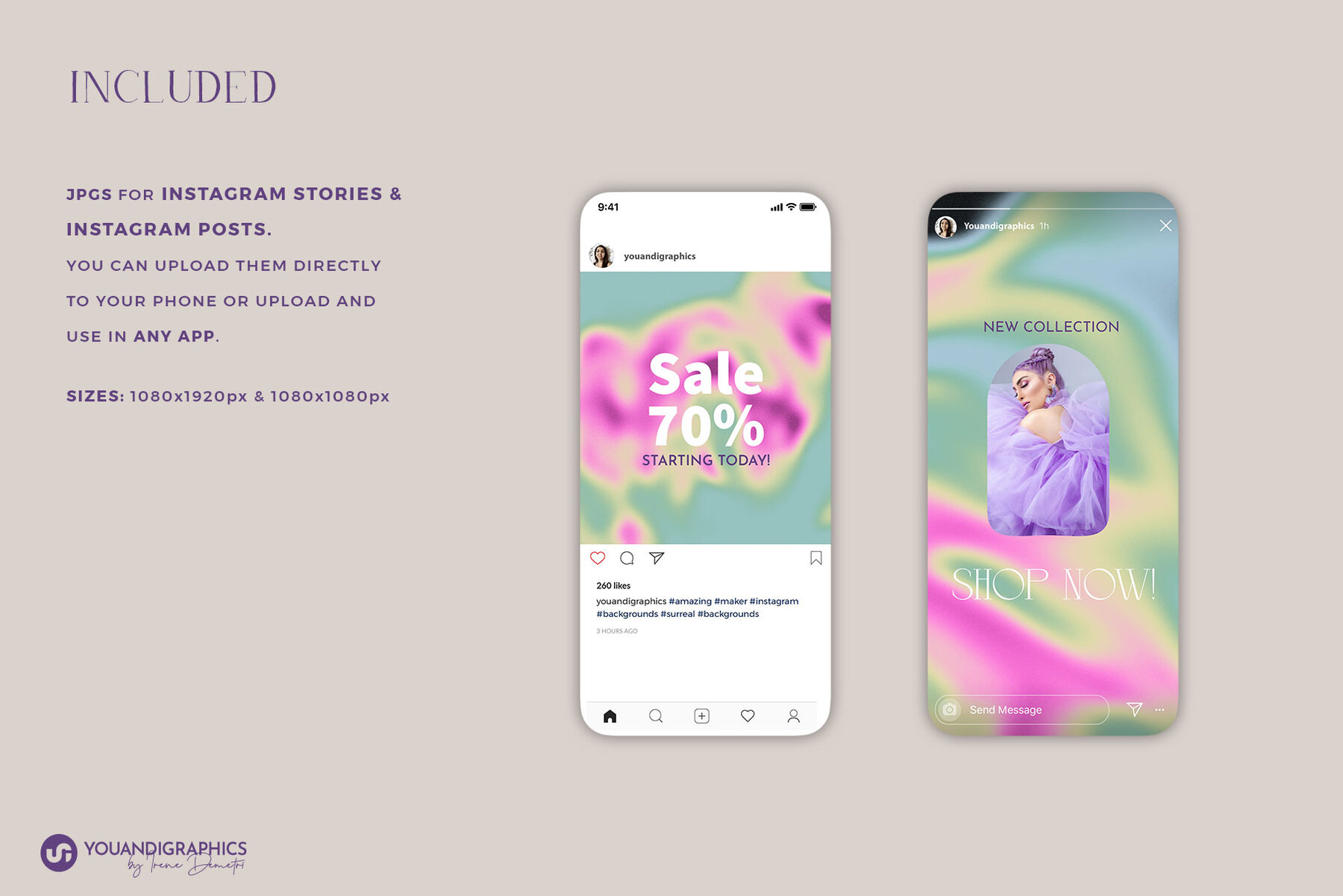 Heatmap Grainy Gradient Backgrounds 8