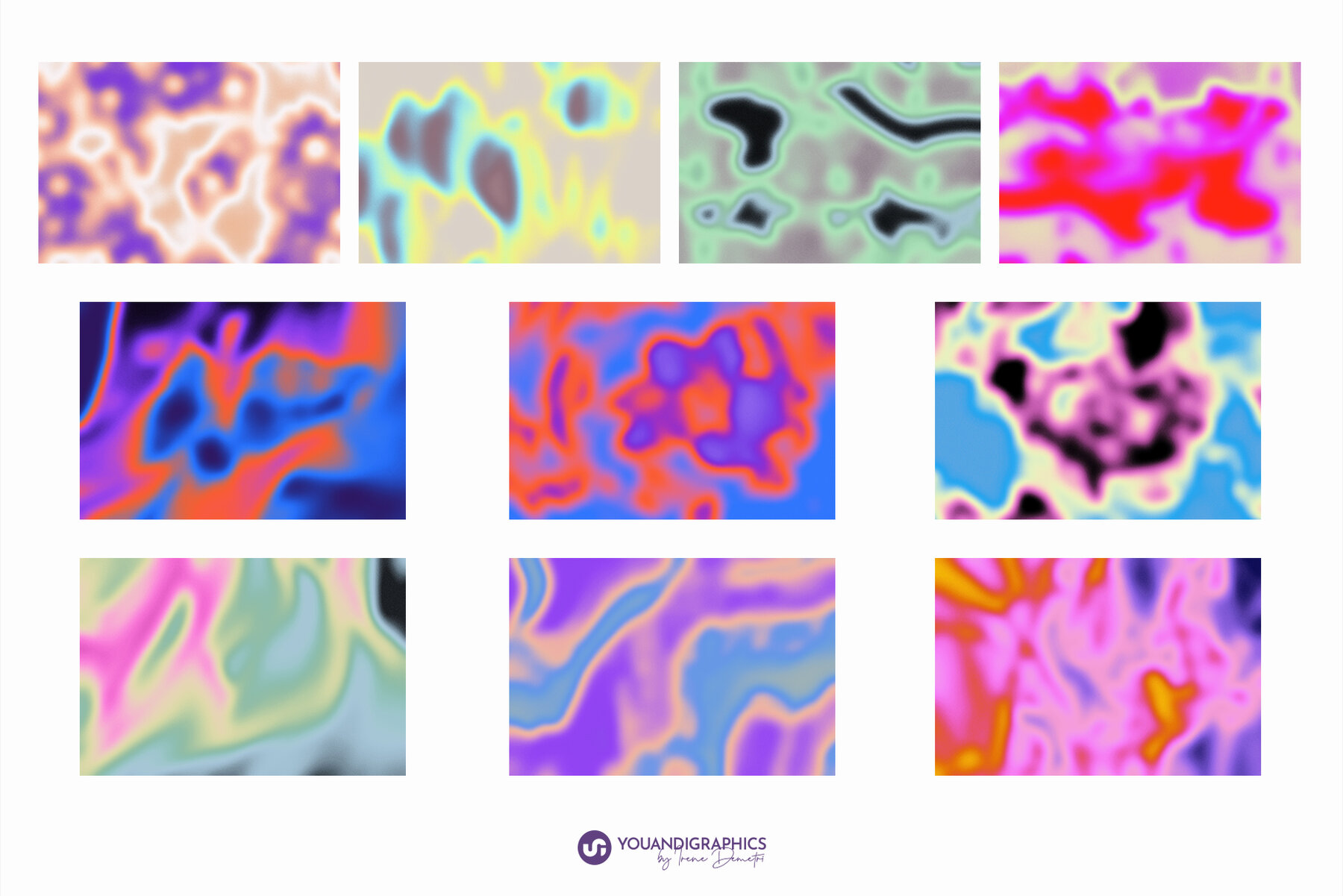 Heatmap Grainy Gradient Backgrounds 12