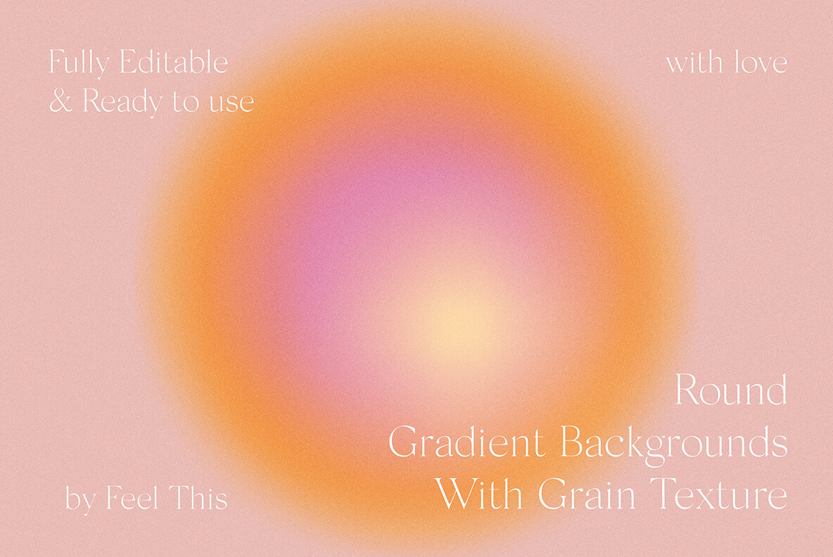 Round Circle Gradient Textures Backgrounds 9