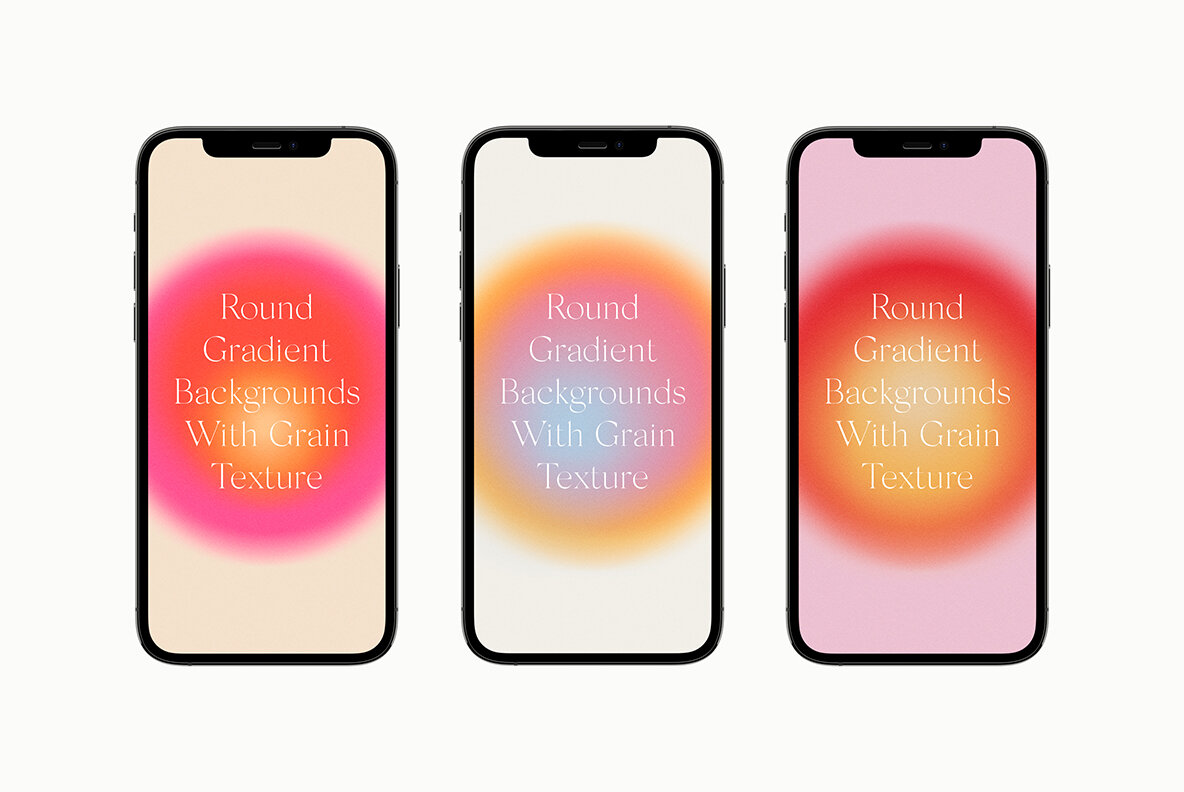 Round Circle Gradient Textures Backgrounds 11