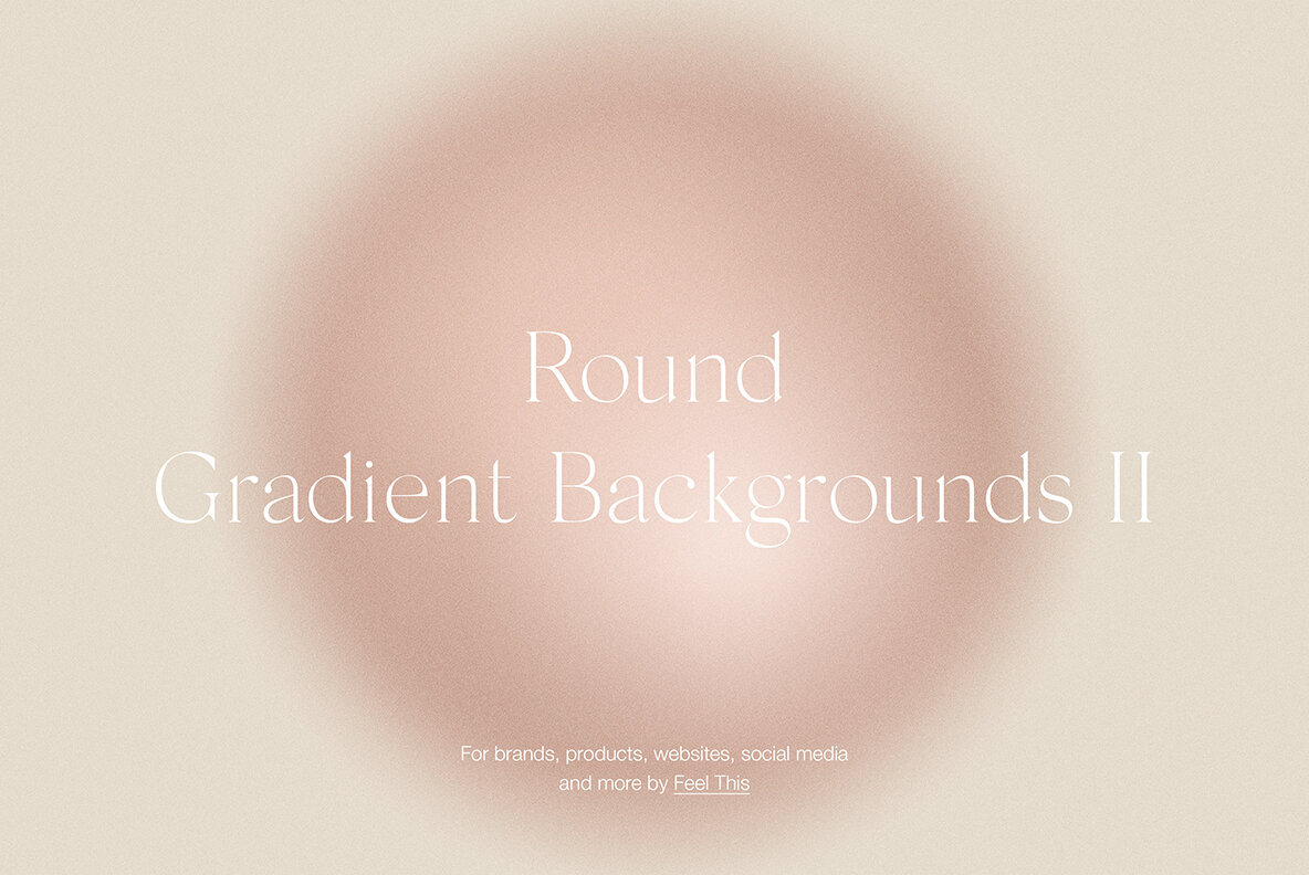Round Circle Gradient Texture Backgrounds II 1
