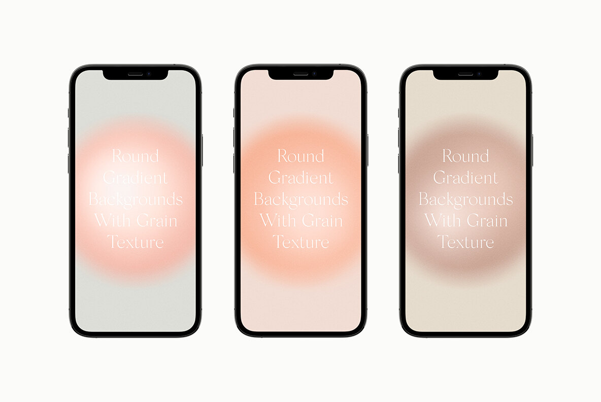 Round Circle Gradient Texture Backgrounds II 11