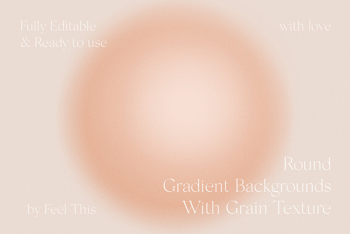 Round Circle Gradient Texture Backgrounds II 12