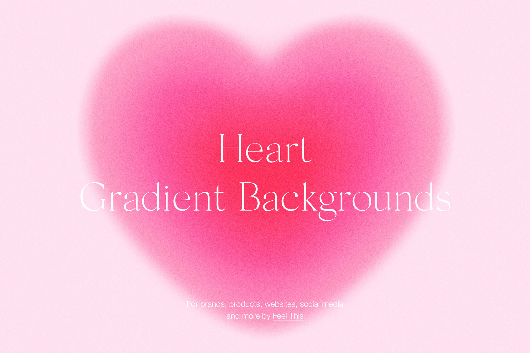 Heart Grainy Gradient Textures Backgrounds 1