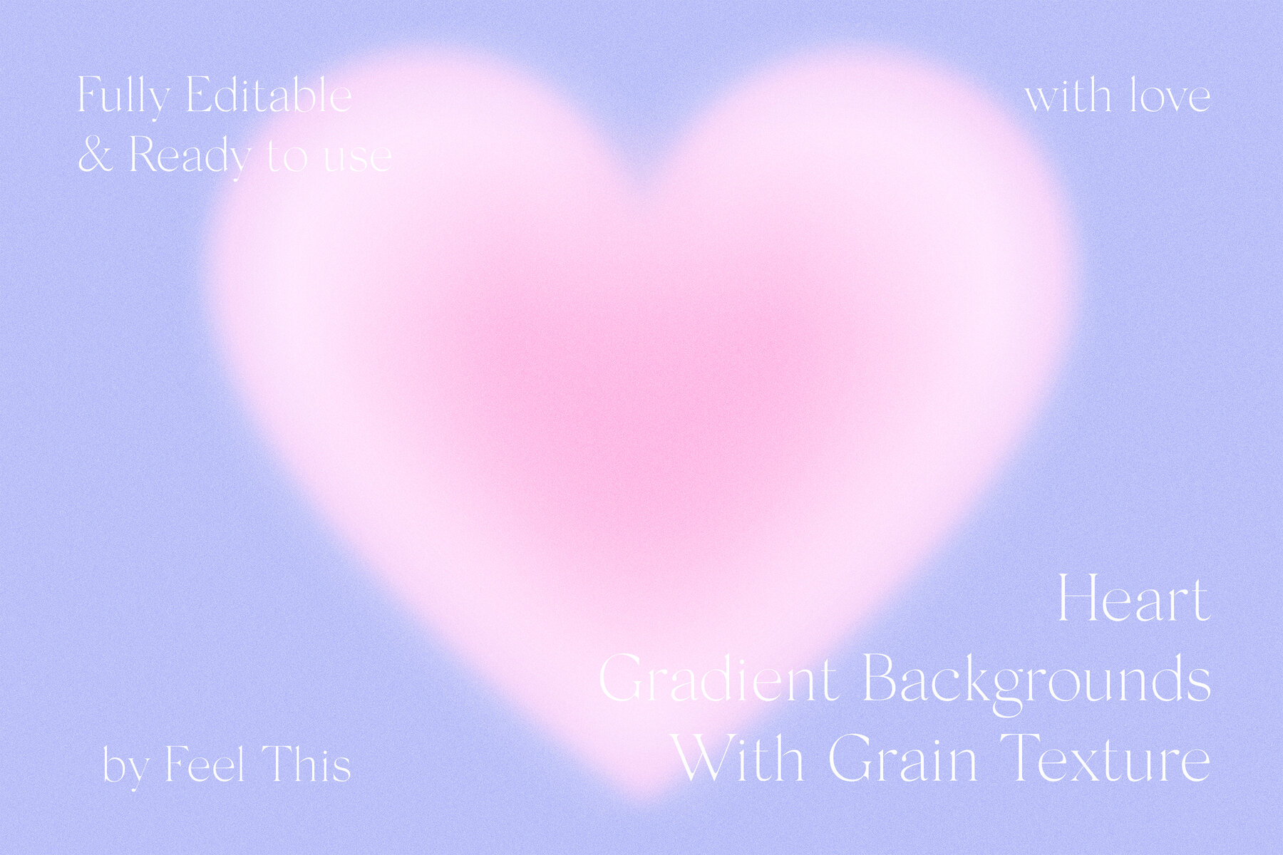 Heart Grainy Gradient Textures Backgrounds 16