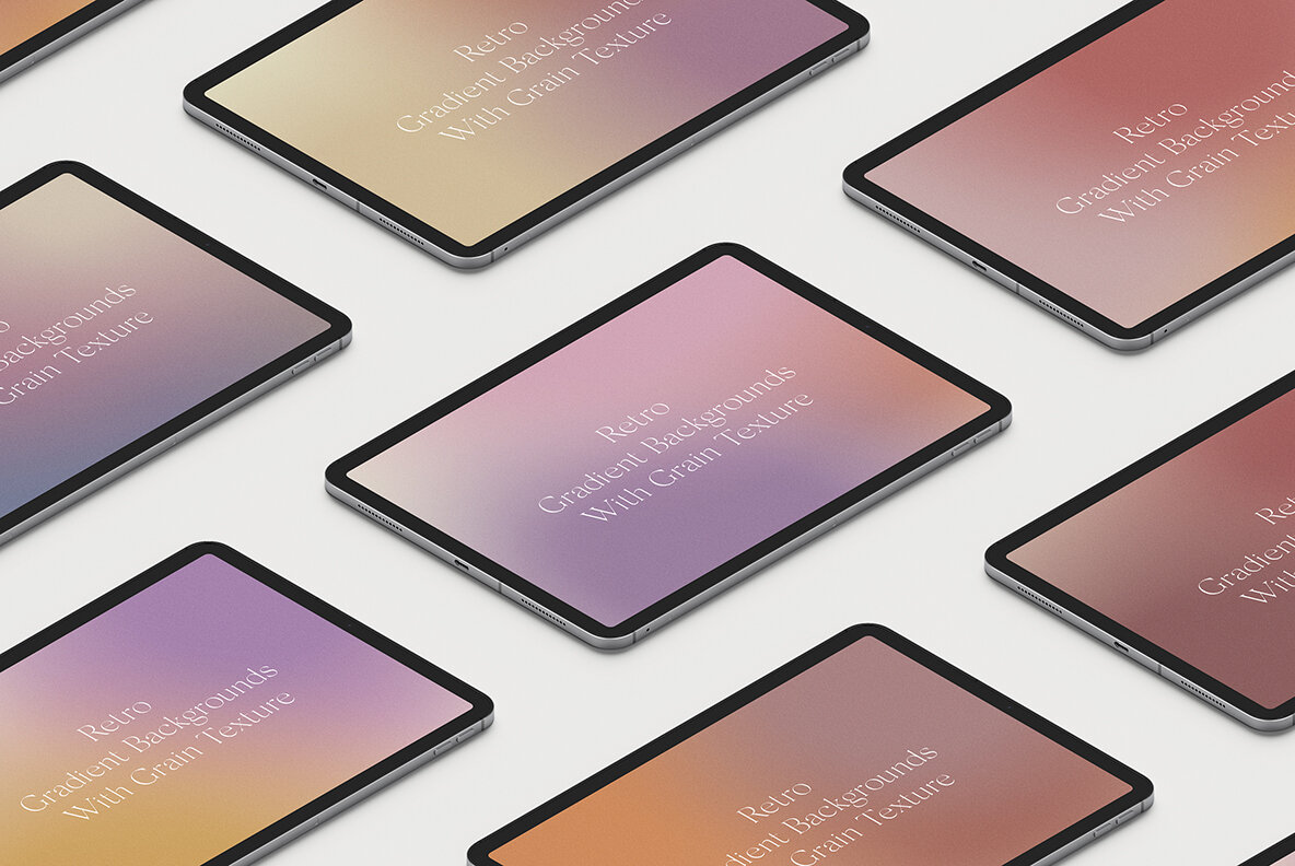 Retro Vintage Gradient Textures Backgrounds 5