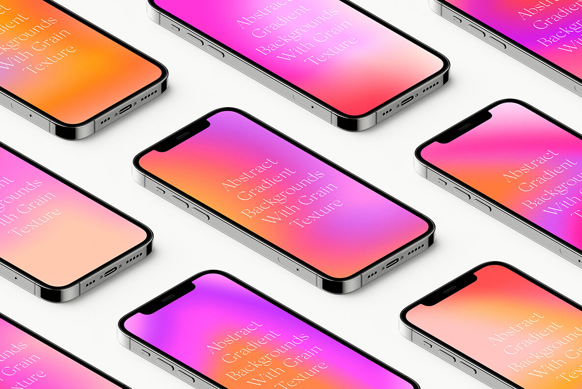 Abstract Grainy Gradient Textures Backgrounds 17