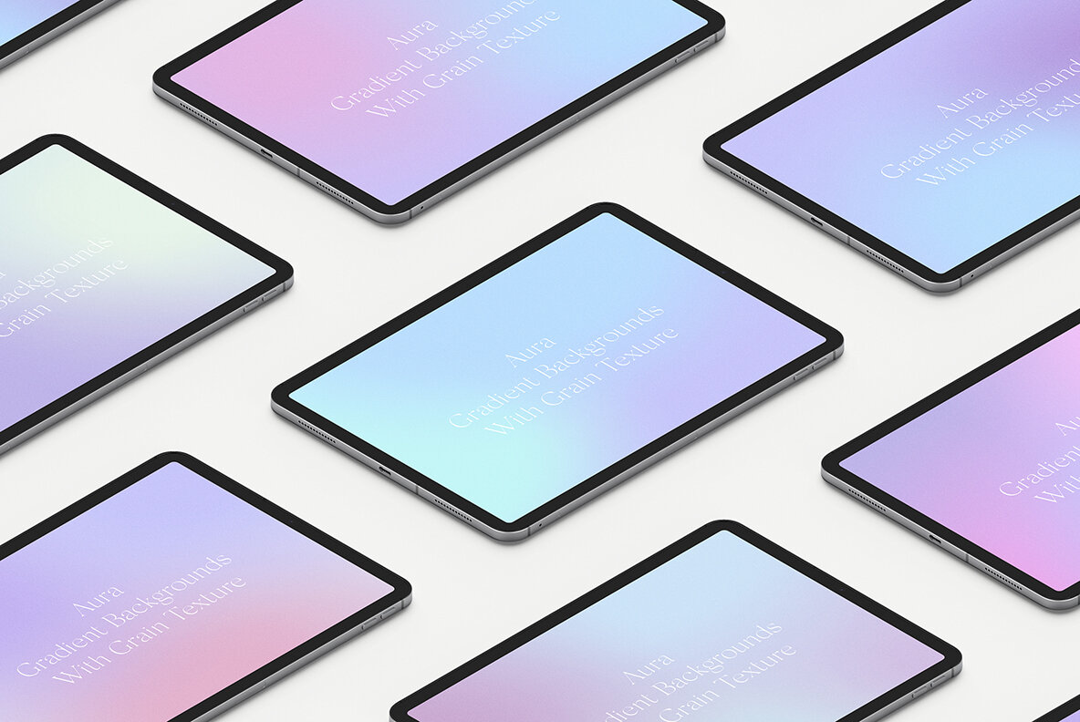 Aura Grainy Gradient Textures Backgrounds 5