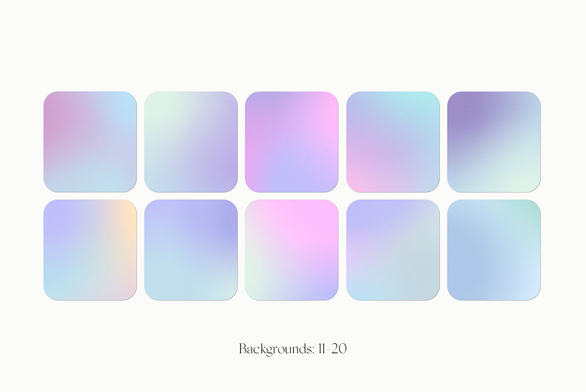 Aura Grainy Gradient Textures Backgrounds 8