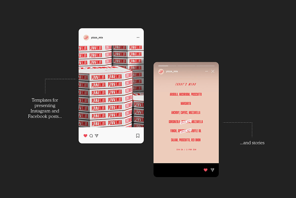 Social Media Card Mockup Collection 2