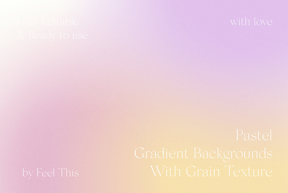 Pastel Grainy Gradient Textures Backgrounds 4