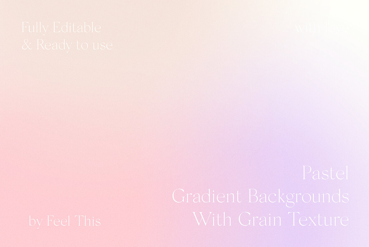 Pastel Grainy Gradient Textures Backgrounds 6