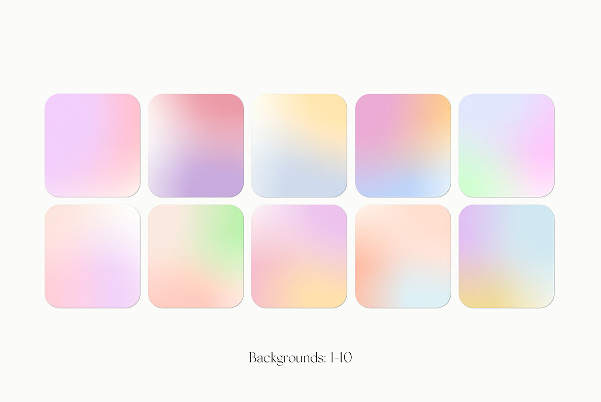 Pastel Grainy Gradient Textures Backgrounds 7