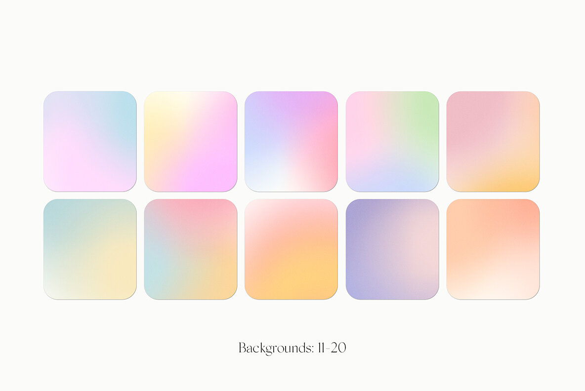 Pastel Grainy Gradient Textures Backgrounds 8