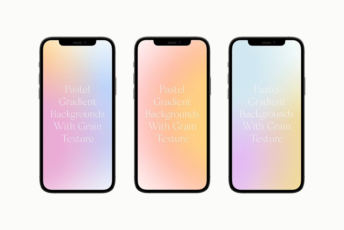 Pastel Grainy Gradient Textures Backgrounds 11