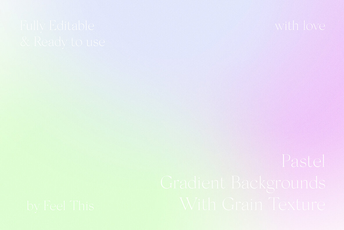 Pastel Grainy Gradient Textures Backgrounds 16