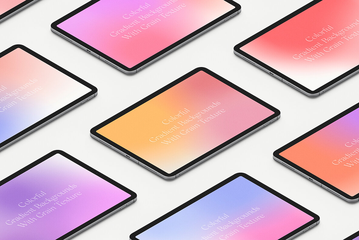 Colorful Grainy Gradient Textures Backgrounds 5