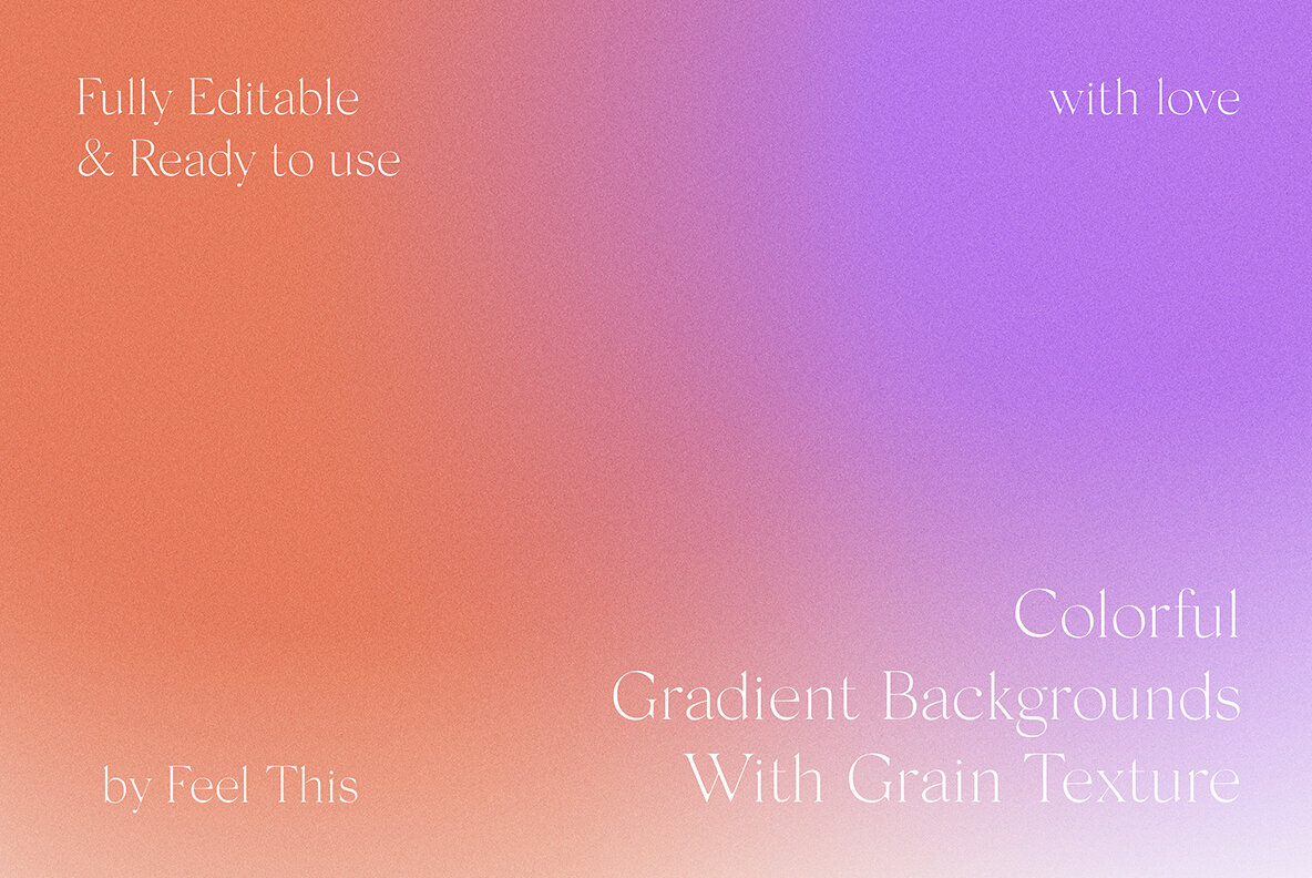 Colorful Grainy Gradient Textures Backgrounds 9