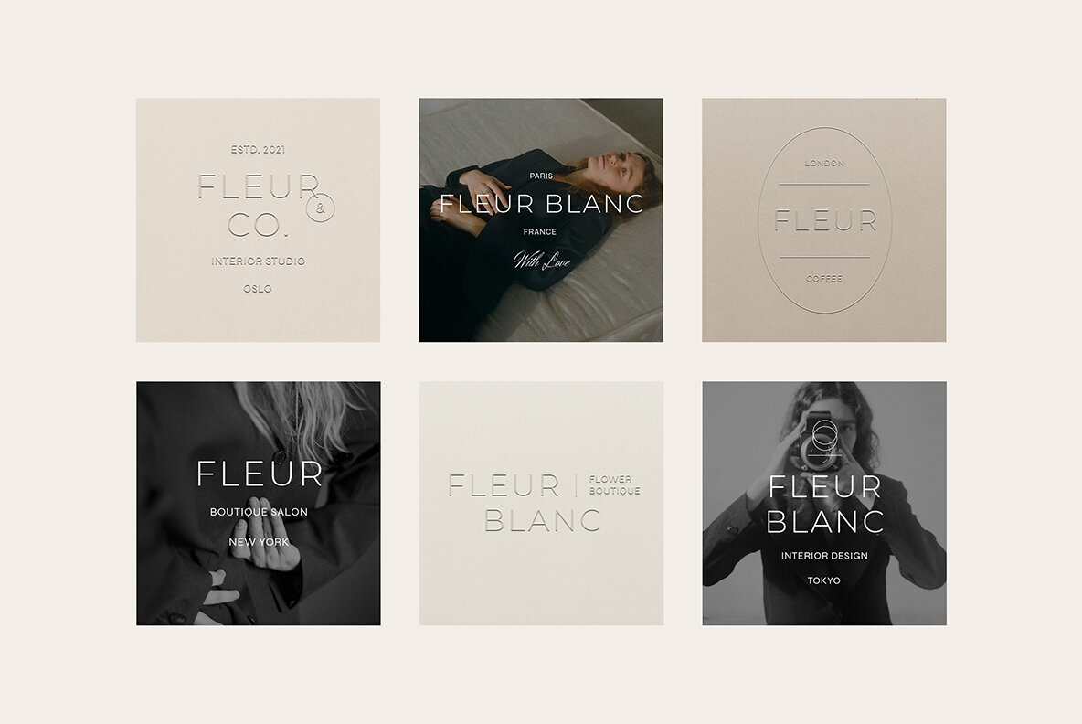 Fleur Minimal Logo Kit 9