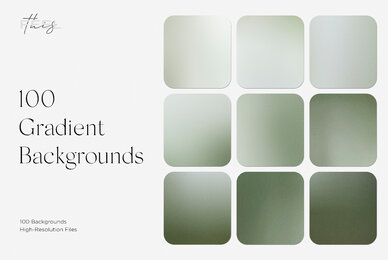 100 Green Gradient Backgrounds Textures