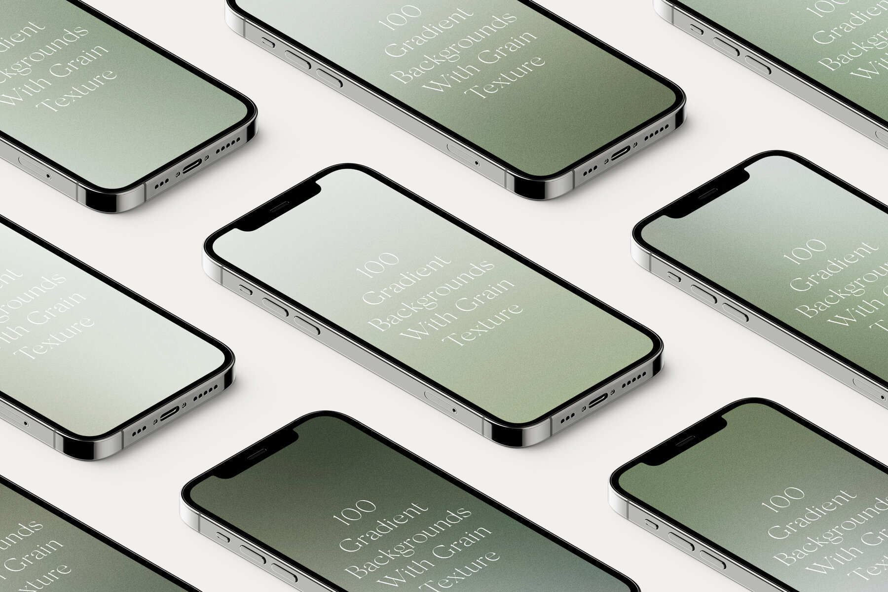 100 Green Gradient Backgrounds Textures 9