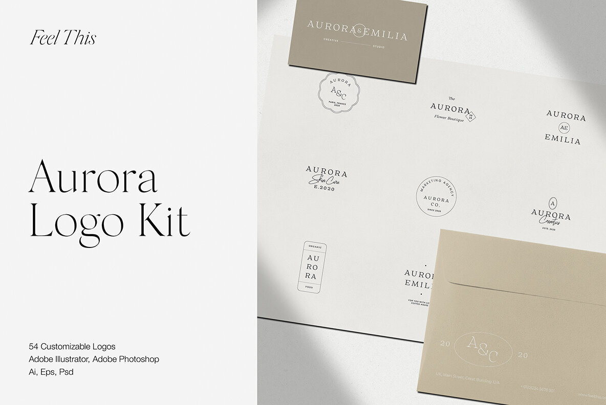 Aurora Minimal Logo Kit 1