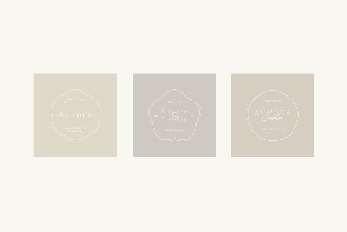 Aurora Minimal Logo Kit 11
