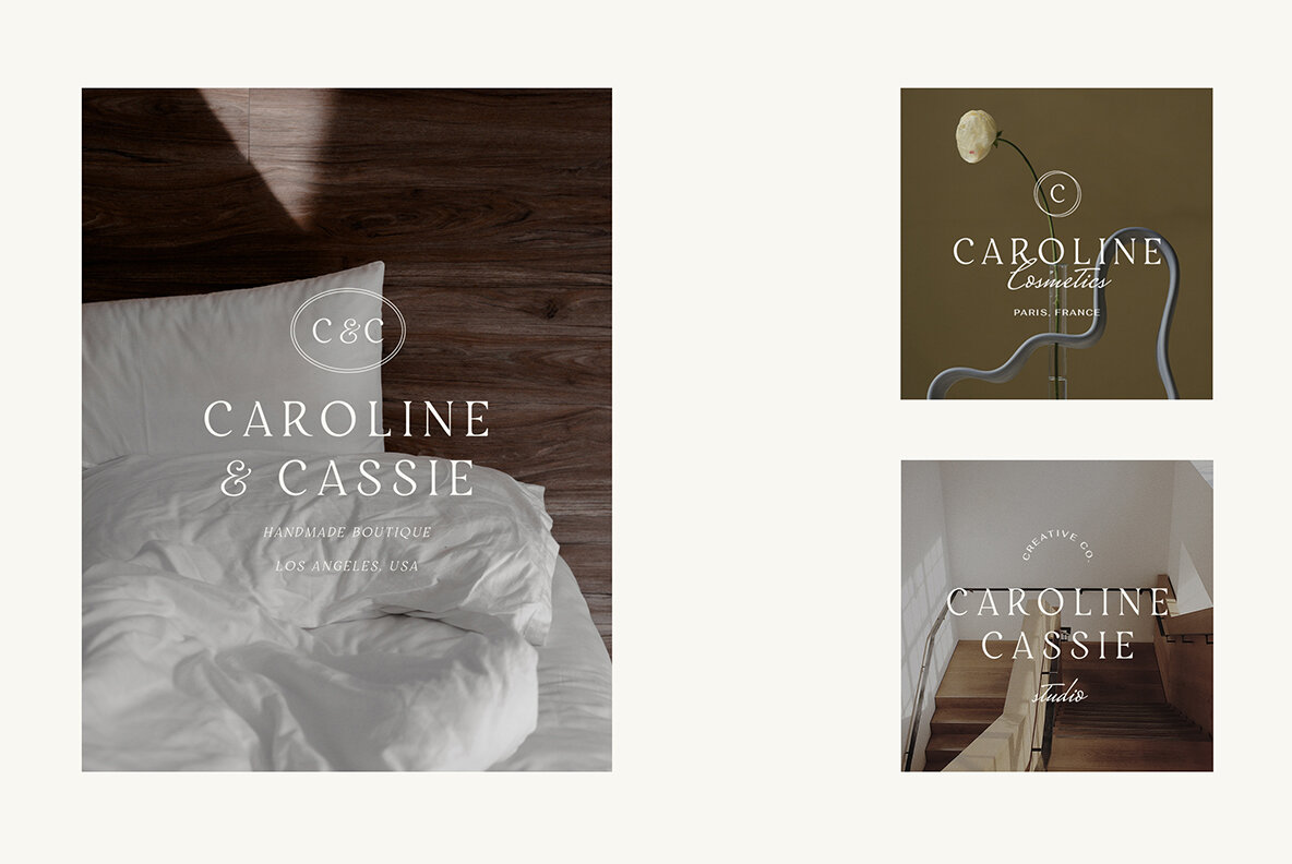 Caroline Minimal Logo Kit 5