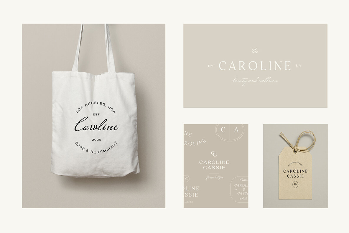 Caroline Minimal Logo Kit 9